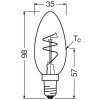 Osram E14 3.1 Watt varmvit dimbar 300 Lumen