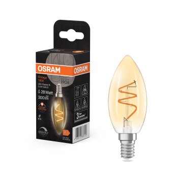 Osram E14 3.5 Watt varmvit dimbar 300 Lumen