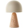 Svamplampa  Brilliant Lampor Nalam Bordslampa Beige, 1-ljuskällor