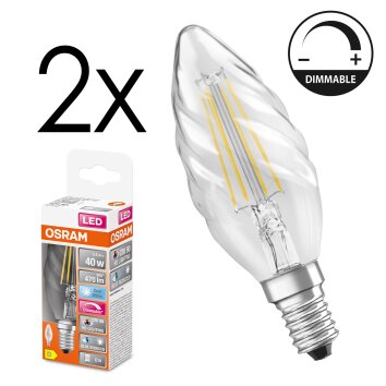 E14 LED 3.4 Watt neutralvit dimbar 470 Lumen