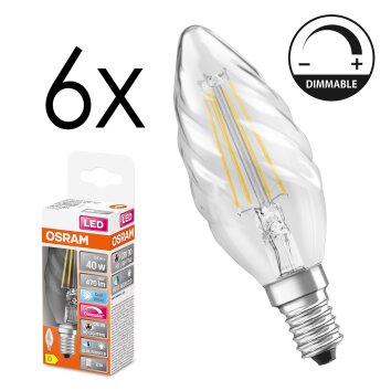 E14 LED 3.4 Watt neutralvit dimbar 470 Lumen