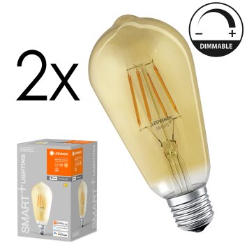 E27 LED 6 Watt varmvit dimbar 680 Lumen