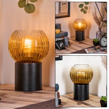 Koyoto kullampa, Skrivbordslampa, Bordslampa Guld, Klart, 1-ljuskällor