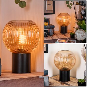 Koyoto kullampa, Skrivbordslampa, Bordslampa Amber, 1-ljuskällor