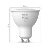 Philips Lampor GU10 LED 5.2 Watt varmvit dimbar 400 Lumen