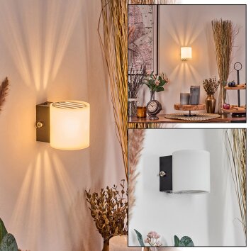 Bamako Up & Down Lampa, Vägglampa LED Svart, 1-ljuskällor