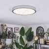 Ciron Taklampa LED Silver, 1-ljuskällor, Fjärrkontroll