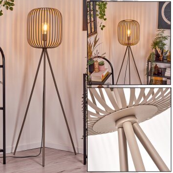 Bystrup Golvlampa Beige, Sandfärgad, 1-ljuskällor