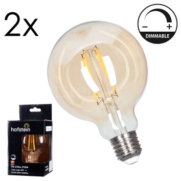 E27 LED 7 Watt varmvit dimbar 670 Lumen