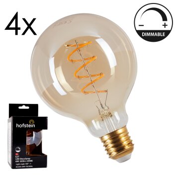 E27 LED 6 Watt varmvit dimbar 320 Lumen