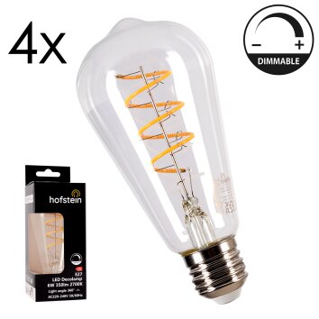 E27 LED 6 Watt varmvit dimbar 350 Lumen