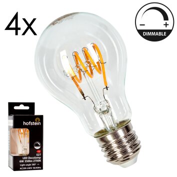 E27 LED 6 Watt varmvit dimbar 350 Lumen