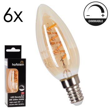 E14 LED 4 Watt varmvit dimbar 220 Lumen