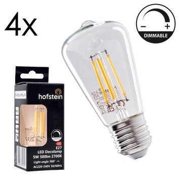 E27 LED 5 Watt varmvit dimbar 500 Lumen