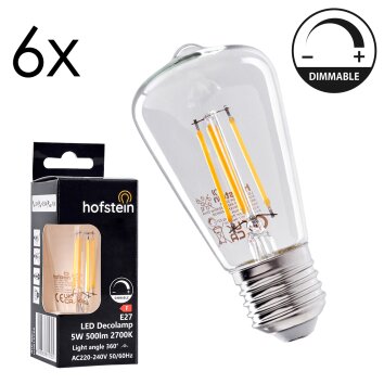 E27 LED 5 Watt varmvit dimbar 500 Lumen