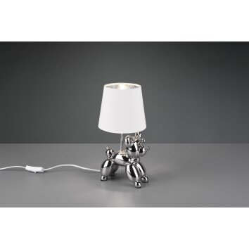 Reality Bello Bordslampa LED Silver, 1-ljuskällor