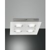 Fabas Luce Bali Taklampa LED Silver, 4-ljuskällor