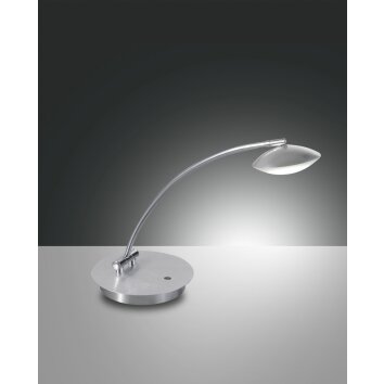 Fabas Luce Hale Bordslampa LED Aluminium, Rostfritt stål, 1-ljuskällor