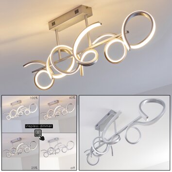 Lavaca Taklampa LED Silver, 1-ljuskällor