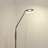 Gulkana Golvlampa, Läslampa LED Nickel matt, 1-ljuskällor, Färgväxlare