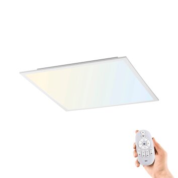 Leuchten Direkt FLAT Taklampa, Panel LED Vit, 1-ljuskällor, Fjärrkontroll