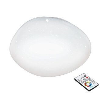 Eglo SILERAS Taklampa LED Vit, 1-ljuskällor, Fjärrkontroll