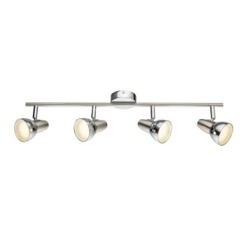 Globo CAPPUCCINO Taklampa LED Nickel matt, 4-ljuskällor