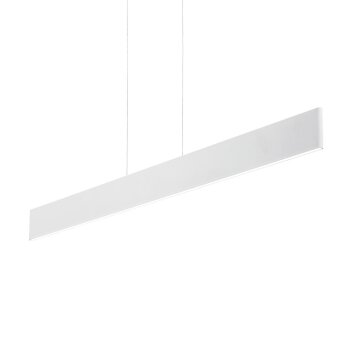 Ideallux DESK Pendelbelysning LED Vit, 1-ljuskällor