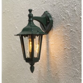 Konstsmide Lampor Firenze Vägglampa Grön, 1-ljuskällor