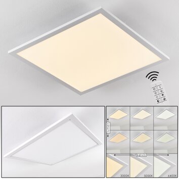 Salmi taklampa, Taklampa, Panel LED Aluminium, Vit, 1-ljuskällor