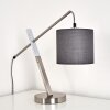 Huemoz Bordslampa Nickel matt, 1-ljuskällor