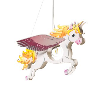 Elobra Barnbelysning PEGASUS Pendelbelysning Rosa, 1-ljuskällor