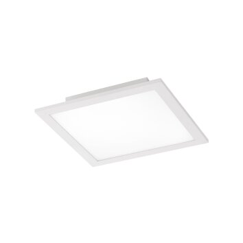 Leuchten Direkt Ls-FLAT Taklampa, Panel LED Vit, 1-ljuskällor, Fjärrkontroll, Färgväxlare