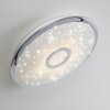 Jamton Taklampa LED Krom, 1-ljuskällor, Fjärrkontroll