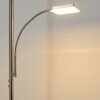 Veteli strålkastare, Golvlampa LED Krom, Nickel matt, 2-ljuskällor