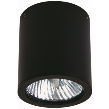 Albert Lampor 2380 Taklampa, Downlight LED Svart, 1-ljuskällor