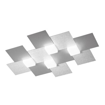 Grossmann CREO Taklampa LED Aluminium, 4-ljuskällor