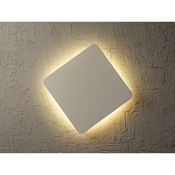 Mantra BORA Vägglampa LED Vit, 1-ljuskällor