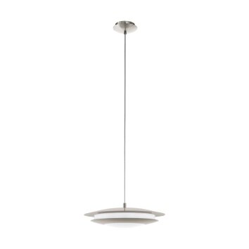 Eglo MONEVA-C Pendellampa LED Nickel matt, 1-ljuskällor, Färgväxlare