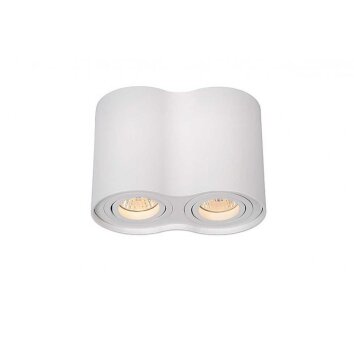 Lucide TUBE Taklampa, Downlight Vit, 2-ljuskällor