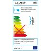 Globo GORDON Vägglampa LED Aluminium, Krom, 3-ljuskällor