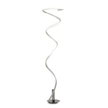 Mantra HELIX Golvlampa LED Krom, Vit, 1-ljuskällor