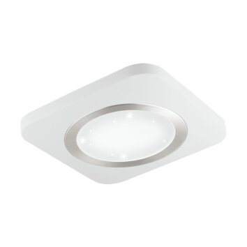 Eglo PUYO-S taklampa LED Nickel matt, Vit, 1-ljuskällor