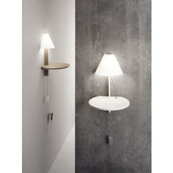 Fabas Luce Goodnight Vägglampa LED Vit, 1-ljuskällor