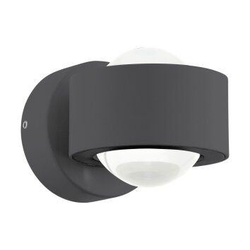 Eglo Eglo Vägglampa LED Antracit, 2-ljuskällor