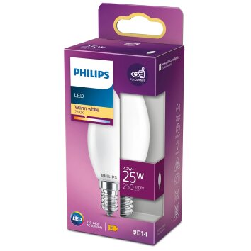 Philips Lampor E14 LED 3 Watt varmvit 250 Lumen