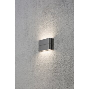 Konstsmide Lampor Chieri Vägglampa LED Antracit, 2-ljuskällor