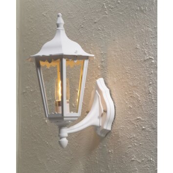 Konstsmide Lampor Firenze Vägglampa Vit, 1-ljuskällor