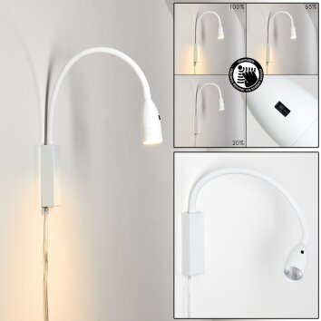 Alsea Diverse, Vägglampa LED Vit, 1-ljuskällor, Rörelsedetektor