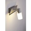 Trio CLAPTON Väggspotlight LED Aluminium, Krom, Rostfritt stål, 1-ljuskällor